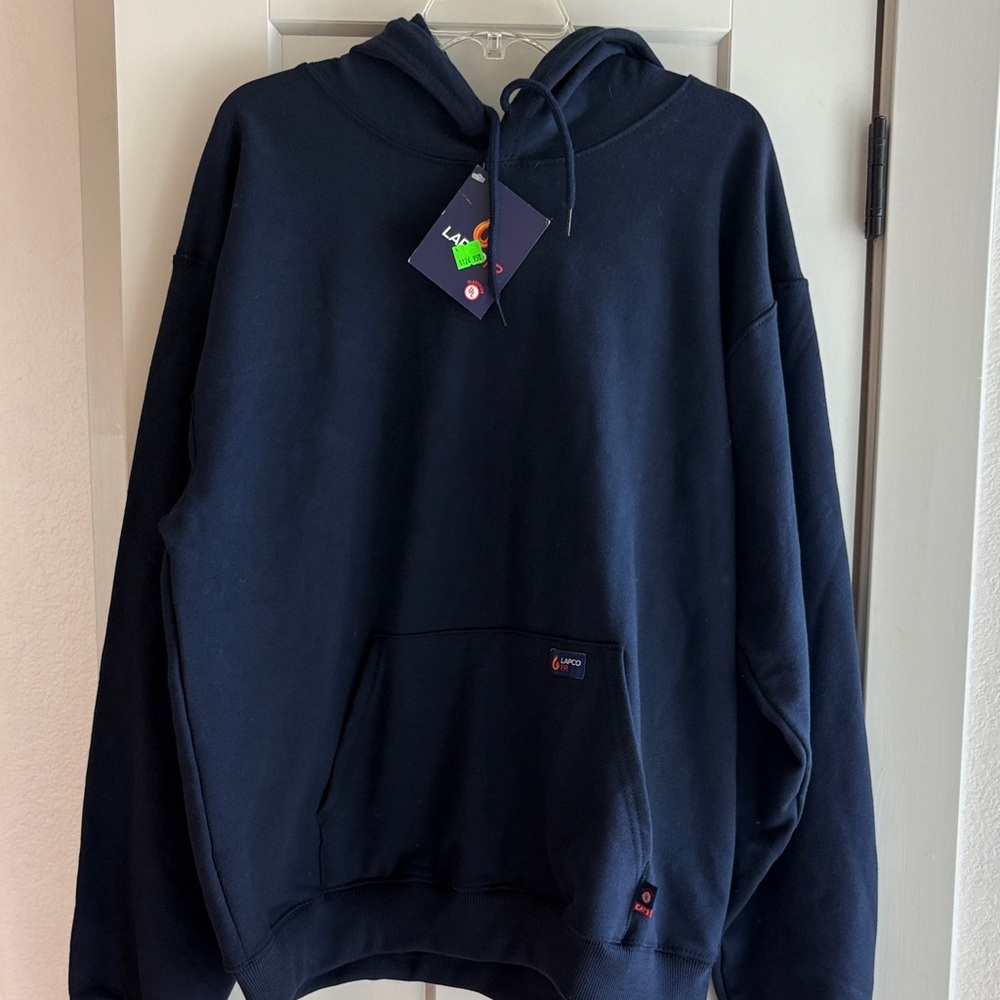 Fire Resistant Navy Hoodie for Men